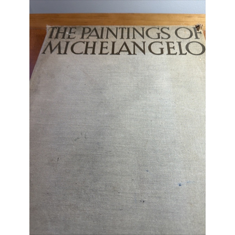 1939 The Paintings Of Michel Angelo Hardcover Book Great Prints For Framing
